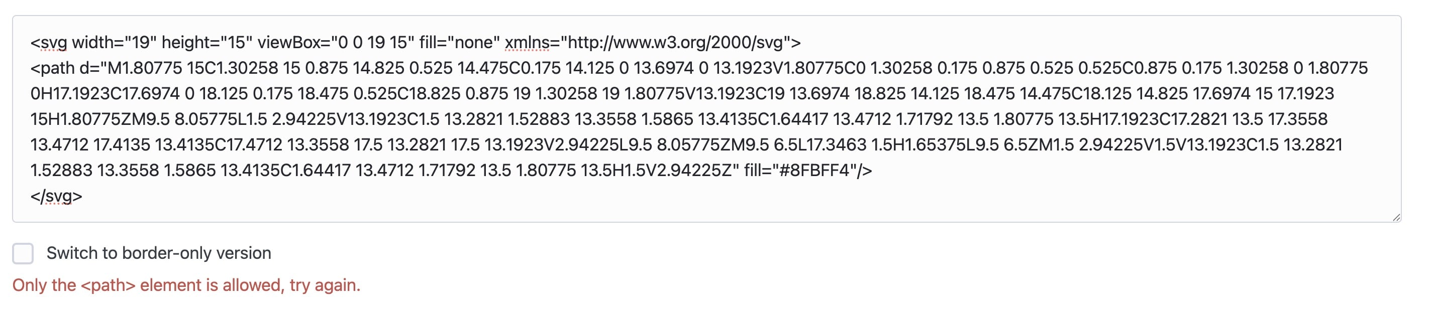 Svg To CSS Shape Error